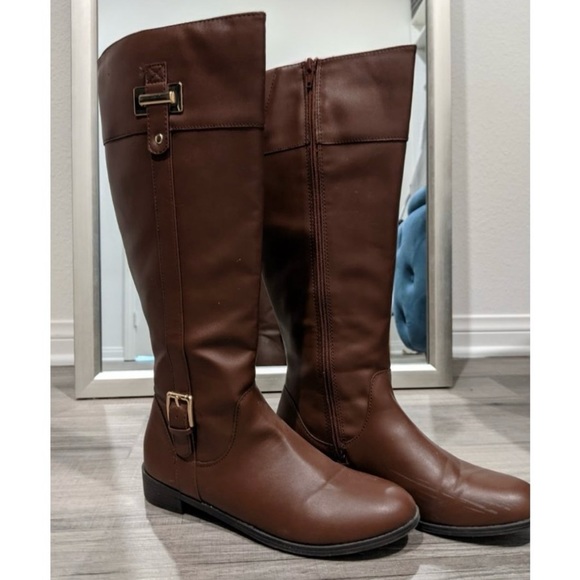 KAREN SCOTT DELIEE 2 BOOTS in COGNAC color - Picture 1 of 7